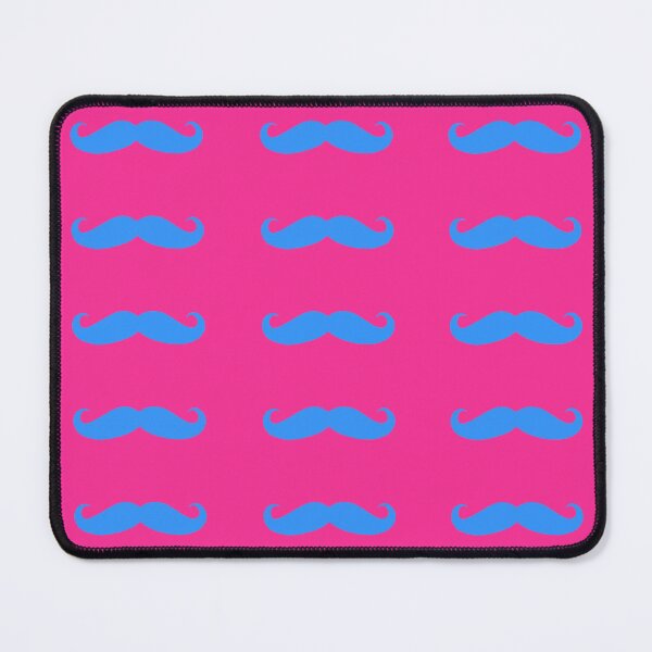 Item preview, pink and blue hipster mustache design  designed and sold by grxyv.