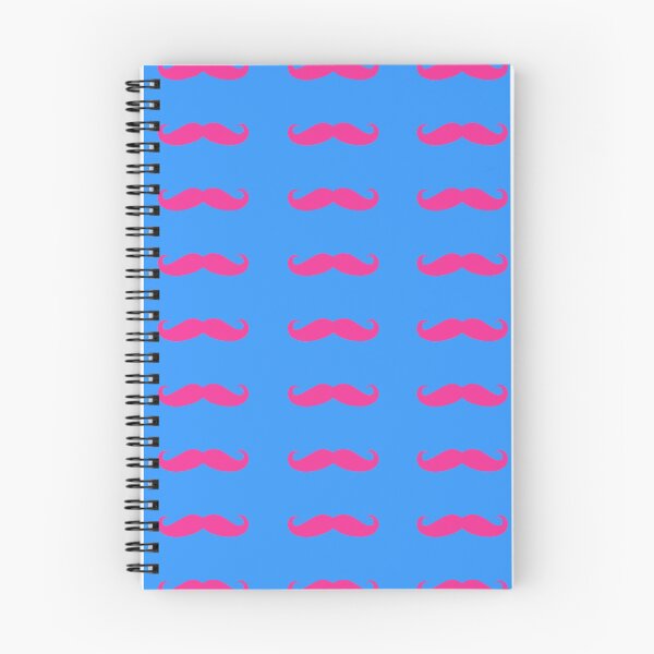 Item preview, blue and pink hipster mustache design  designed and sold by grxyv.