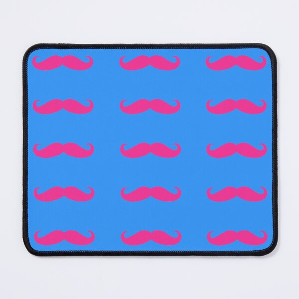 Item preview, blue and pink hipster mustache design  designed and sold by grxyv.