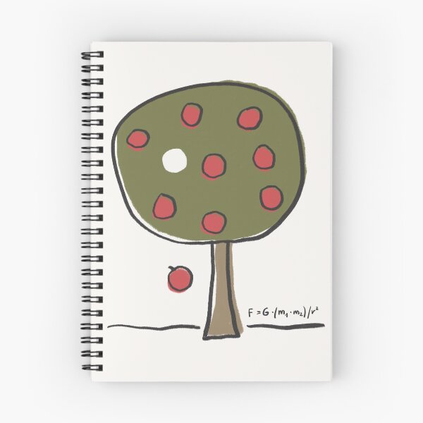 Item preview, Gravity Happens – Apple Tree & Newton's Law Illustration designed and sold by AusraB.