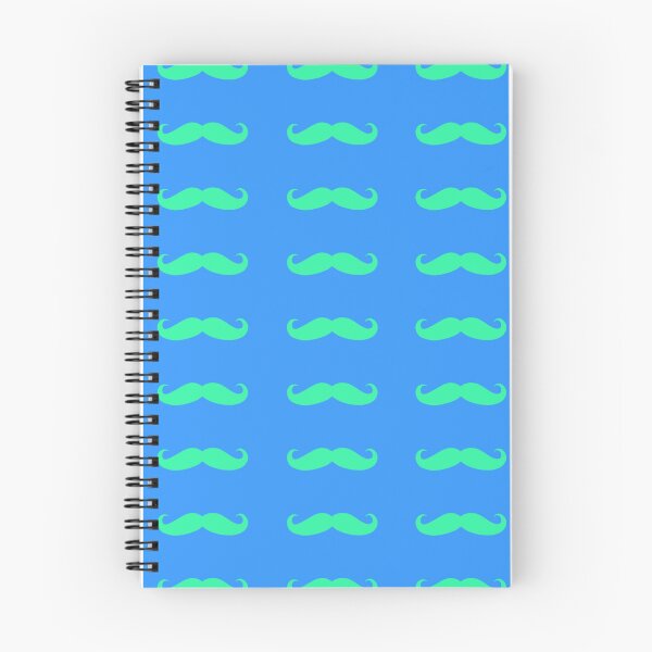 Item preview, blue and green hipster mustache design  designed and sold by grxyv.