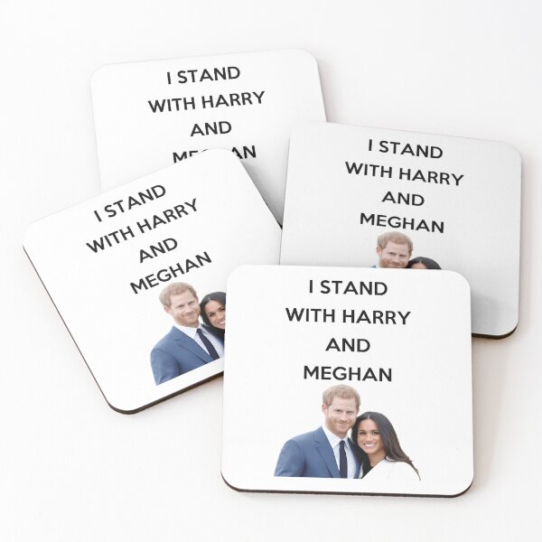 Item preview, I Stand With Harry And Megan Black Text Classic 		 designed and sold by hrdngutte25.