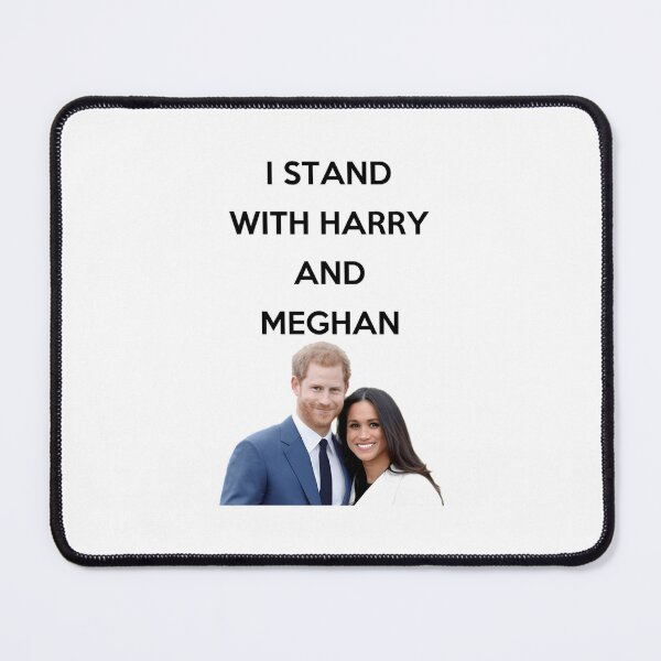 Item preview, I Stand With Harry And Megan Black Text Classic designed and sold by hrdngutte25.