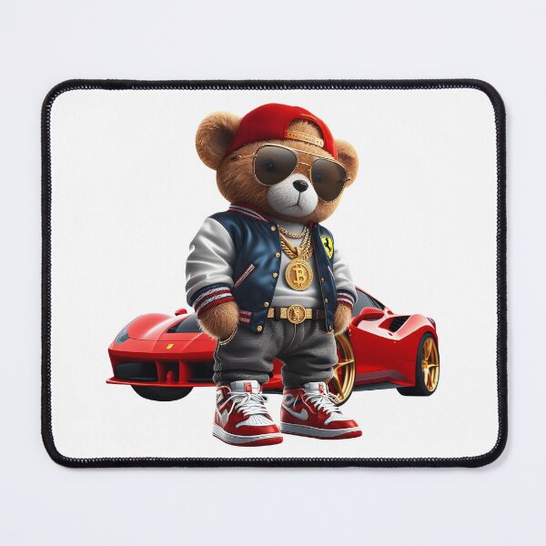Item preview, Luxury Teddy Bear Red Car designed and sold by expressiveware.