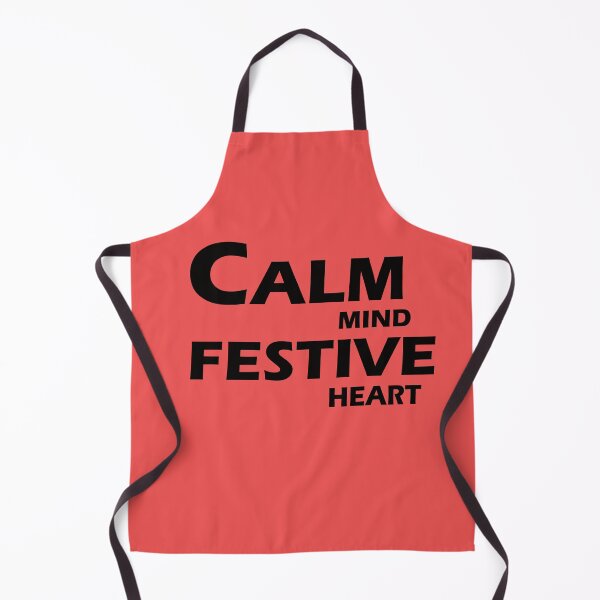 Item preview, Calm Mind, Festive Heart – Peaceful Holiday Vibes Quote Design designed and sold by ArtNestVerse.