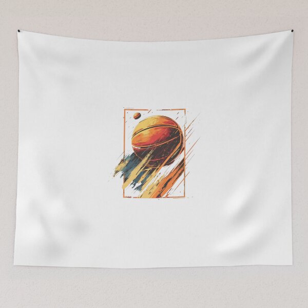 Item preview, Explosive Basketball Burst – Retro Grunge Sports Tee designed and sold by Shalabii.