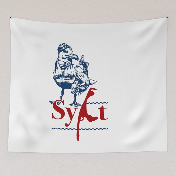 Item preview, Seagull; Island of Sylt; Germany; designed and sold by StickerApe.