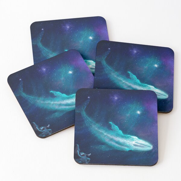 Item preview, Into the Space – Surreal Cosmic Whale designed and sold by Fantasy Illustrations & Fan Art.
