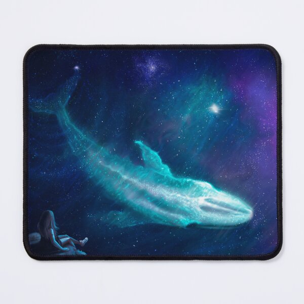 Item preview, Into the Space – Surreal Cosmic Whale designed and sold by Fantasy Illustrations & Fan Art.