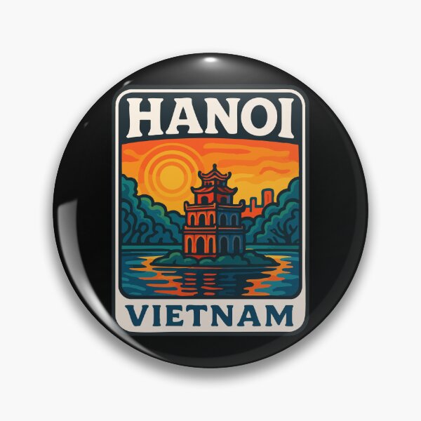 Item preview, Hanoi Vietnam Retro designed and sold by TomFrontierArt.