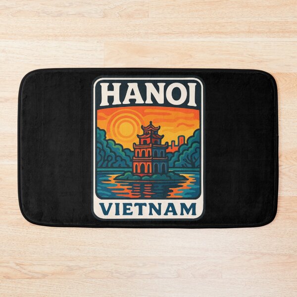 Item preview, Hanoi Vietnam Retro designed and sold by TomFrontierArt.
