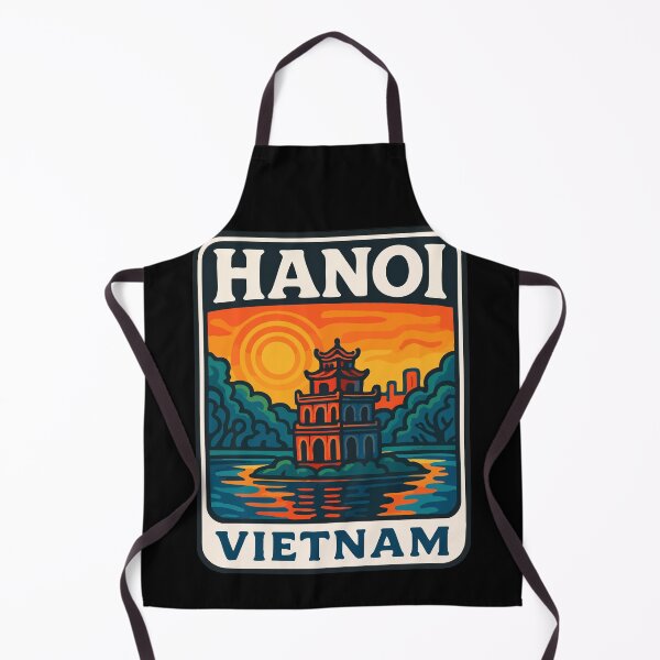 Item preview, Hanoi Vietnam Retro designed and sold by TomFrontierArt.
