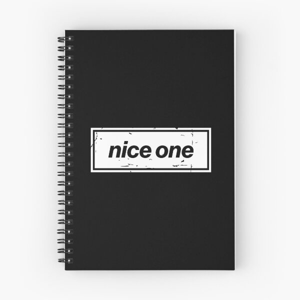 Item preview, Nice One – White Manchester Manc Slang Oasis Style Britpop designed and sold by Butter Creative.