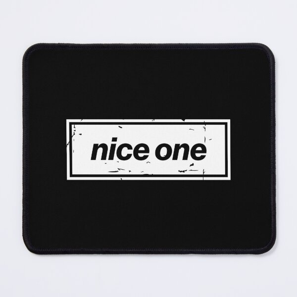 Item preview, Nice One – White Manchester Manc Slang Oasis Style Britpop designed and sold by Butter Creative.