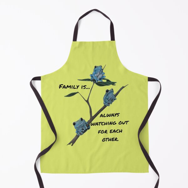 Item preview, Blue tree frogs with family saying designed and sold by OnaleeNicklinArt.