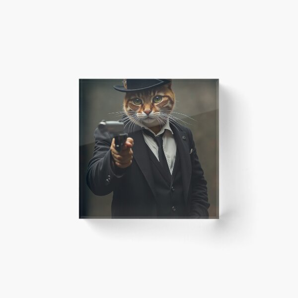 Item preview, Gangster cat designed and sold by YannaJulia.