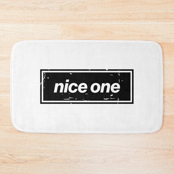 Item preview, Nice One – Black Manchester Manc Slang Oasis Style Britpop designed and sold by Butter Creative.