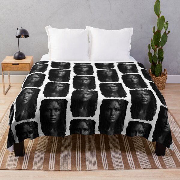 Item preview, AI portrait in black and white designed and sold by Gletschie.