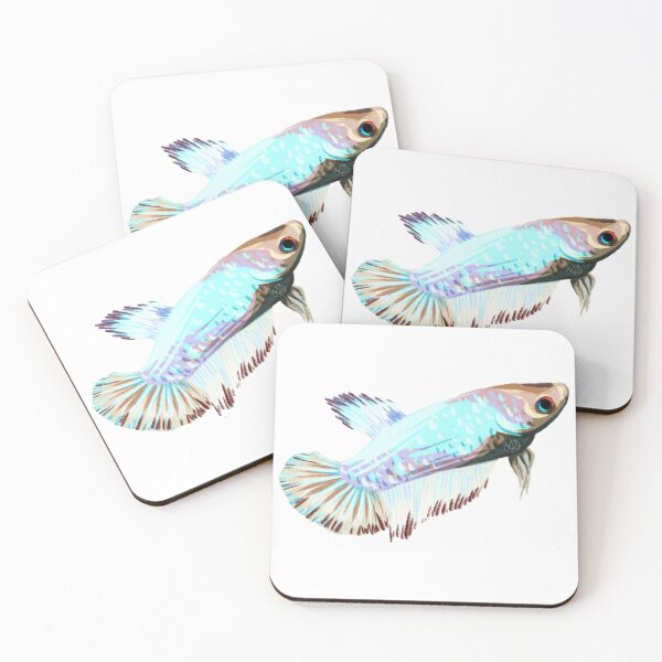 Item preview, Female White Delta Betta designed and sold by FallingRainx.