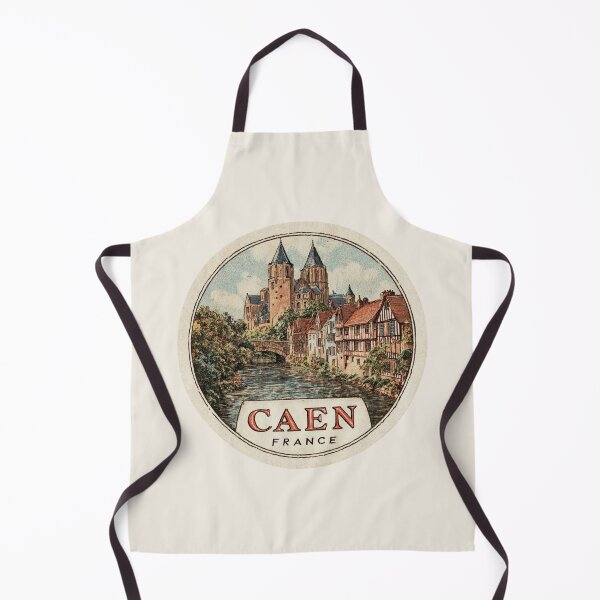 Item preview, Caen France Vintage Travel Sticker Historic City designed and sold by Blurbean.