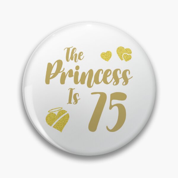 Item preview, Cute 75th Birthday For Women designed and sold by thepixelgarden.