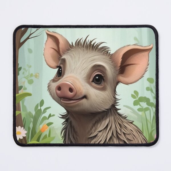 Item preview, Baby Boar in the Forest designed and sold by Sweet Dreams Ambience.