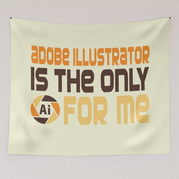 Artikelvorschau, Adobe Illustrator ist die einzige KI für mich entworfen und verkauft von mralphcreative.