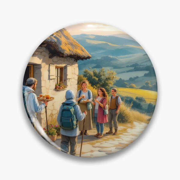 Item preview, On the Way of Saint James, evening stopover designed and sold by jefboutique6150.