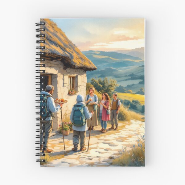 Item preview, On the Way of Saint James, evening stopover designed and sold by jefboutique6150.