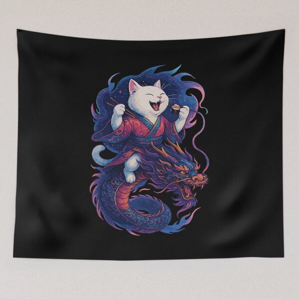 Item preview, Sushi British Shorthair Cat Dragon Kimono Gift designed and sold by Pineapple-Tree.