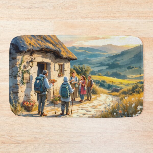 Item preview, On the Way of Saint James, evening stopover designed and sold by jefboutique6150.