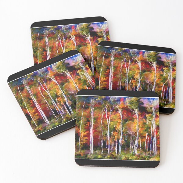 Item preview, Autumn in the Birches Poster designed and sold by Wayne King.