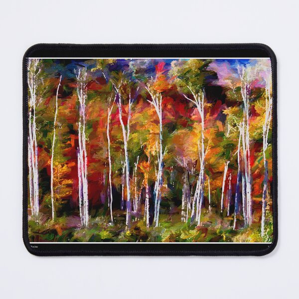Item preview, Autumn in the Birches Poster designed and sold by Wayne King.
