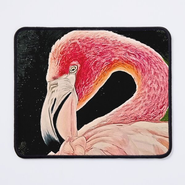 Item preview, Pink flamingo close up designed and sold by OnaleeNicklinArt.
