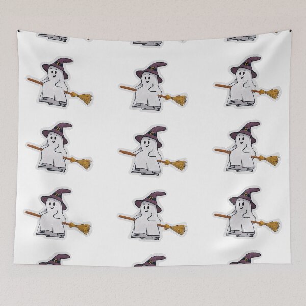 Item preview, Cute witchy ghost designed and sold by Sieske's.