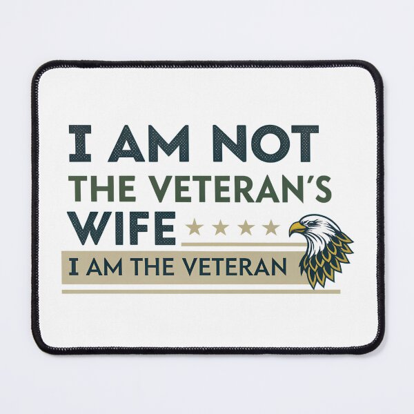 Item preview, I Am The Veteran | Bold Typography Military-Inspired Design designed and sold by VividOrganica.