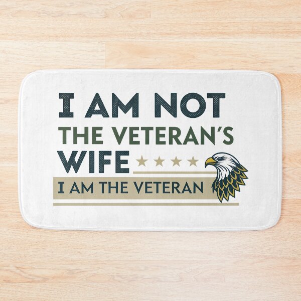 Item preview, I Am The Veteran | Bold Typography Military-Inspired Design designed and sold by VividOrganica.