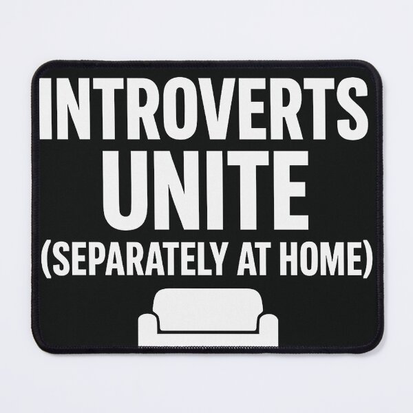 Item preview, Introverts Unite (Separately at Home) – Funny Relatable Shirt nr2 designed and sold by MiLaKK.