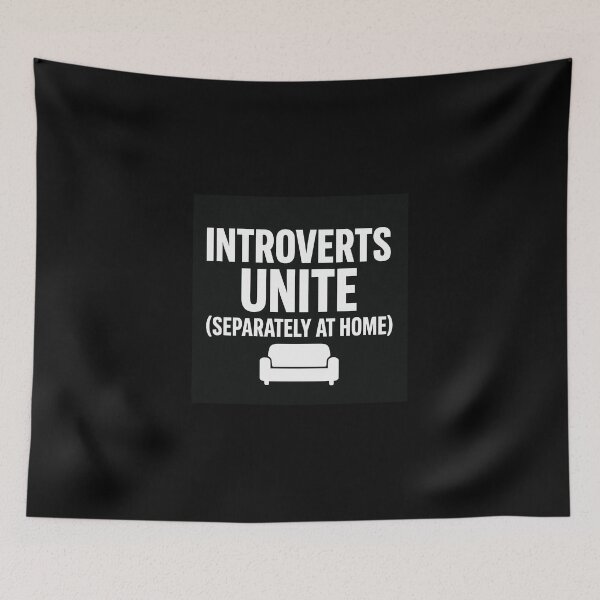 Item preview, Introverts Unite (Separately at Home) – Funny Relatable Shirt nr2 designed and sold by MiLaKK.