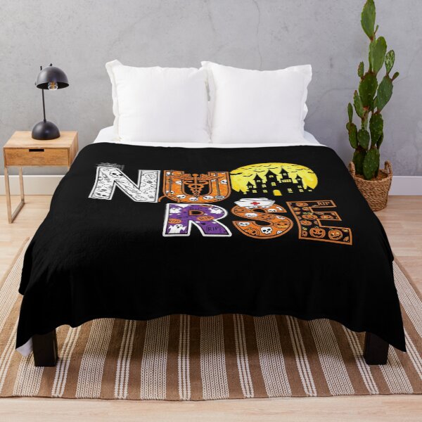 Item preview, Ghost Nurse Healthcare Worker Cute Nurse Halloween T-Shirt designed and sold by wabeen.