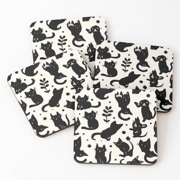 Item preview, Halloween Black Cats designed and sold by PatronesKawai.
