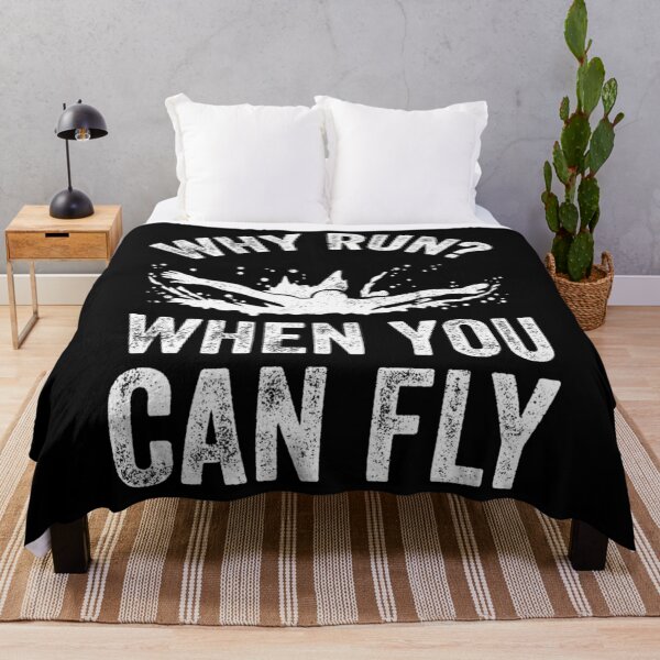 Item preview, Why You Run When You Can Fly - Funny Swimmer designed and sold by wlzyjwjqc7.