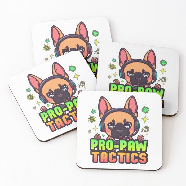 Item preview, Pro-Paw Tactics – Kawaii Belgian Malinois Gamer with Tactical Headset designed and sold by Snackwear Apparel.