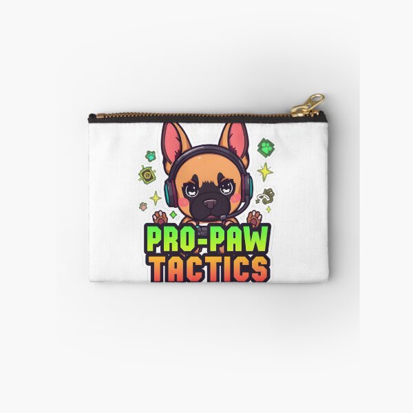 Item preview, Pro-Paw Tactics – Kawaii Belgian Malinois Gamer with Tactical Headset designed and sold by Snackwear Apparel.