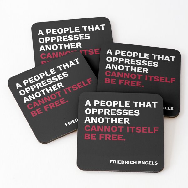 Item preview, Friedrich Engels Quote designed and sold by Eilonwy Awen.