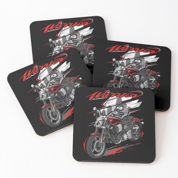 Item preview, Yamaha Road Star Warrior 2008 (Deep Metallic Red) for Motorcycle Riders designed and sold by MotoApparelHub.