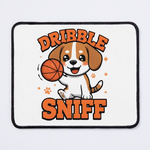 Item preview, Dribble & Sniff – Cute Kawaii Beagle Basketball Pun Design designed and sold by Snackwear Apparel.