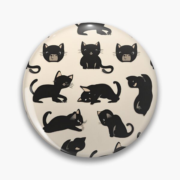 Item preview, Halloween Black Cats designed and sold by PatronesKawai.