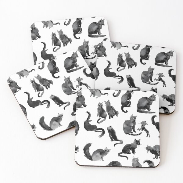 Item preview, Halloween Black Cats designed and sold by PatronesKawai.