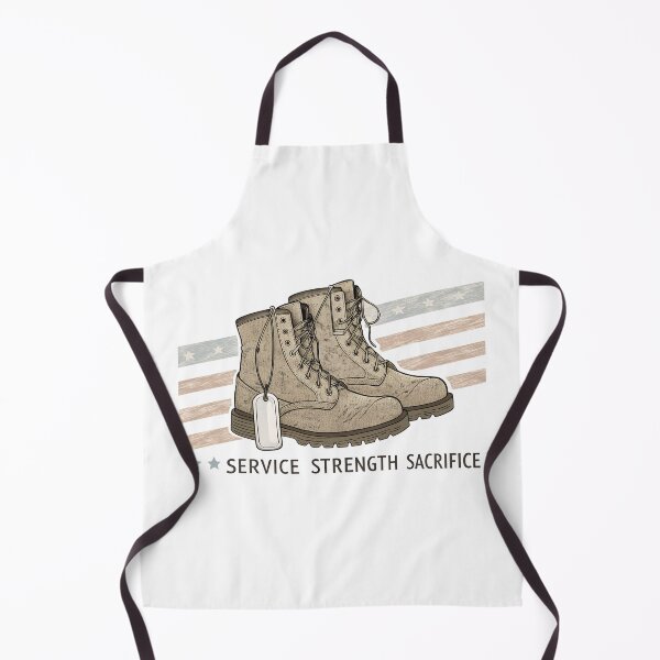 Item preview, Combat Boots and Dog Tags – Service Strength Sacrifice | Female Veteran Military Pride Design designed and sold by VividOrganica.